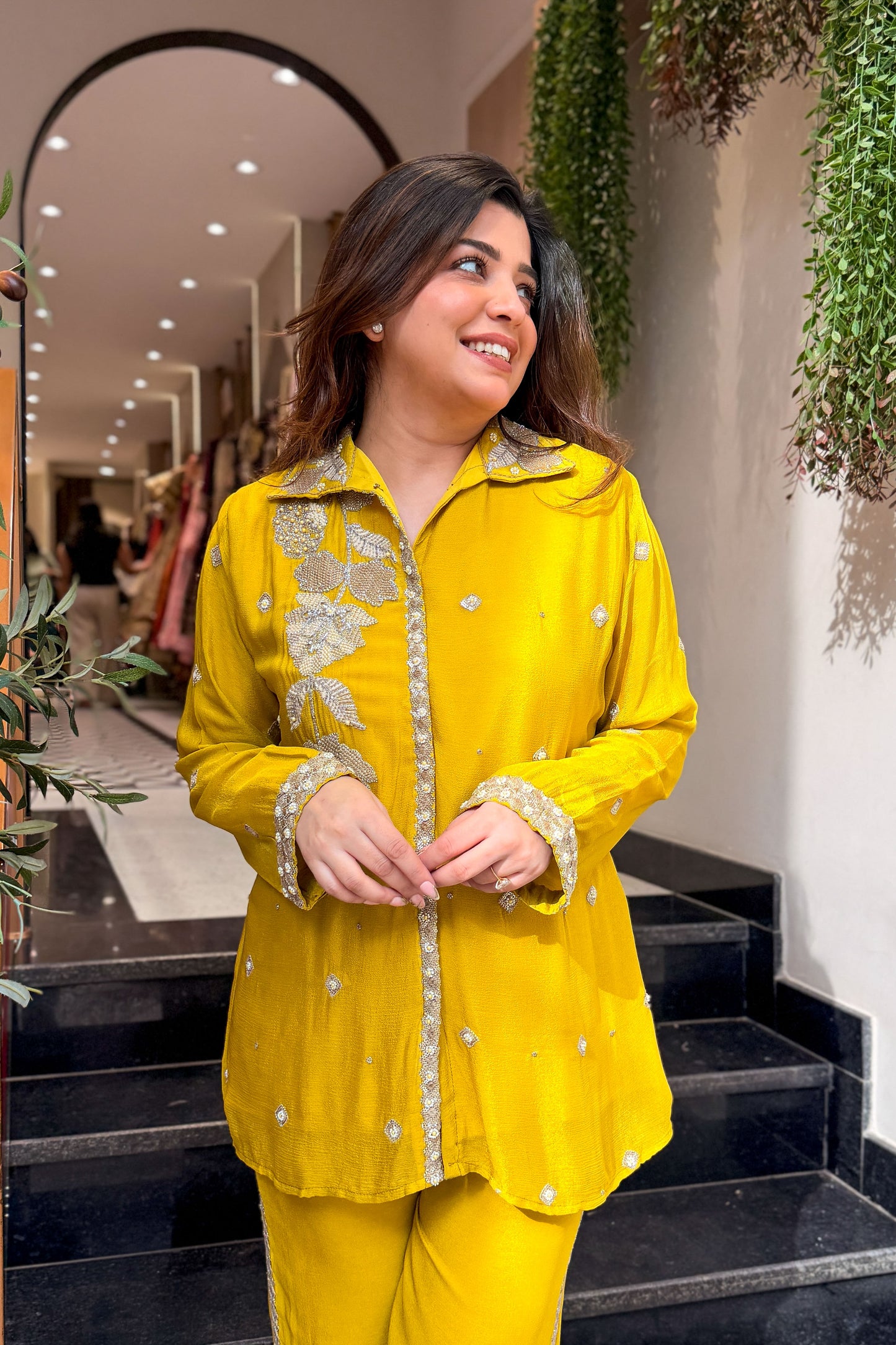 Kaazi Embroidered Co ord Set