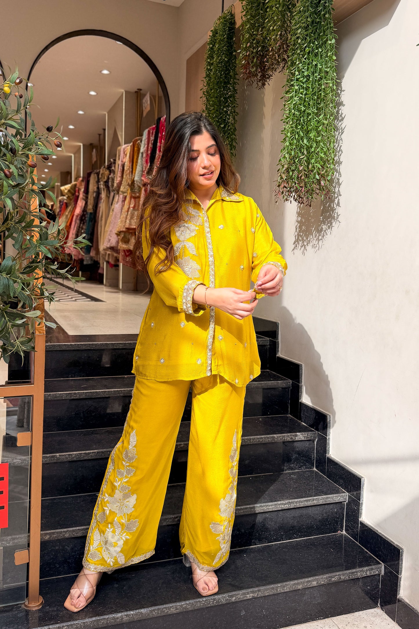 Kaazi Embroidered Co ord Set