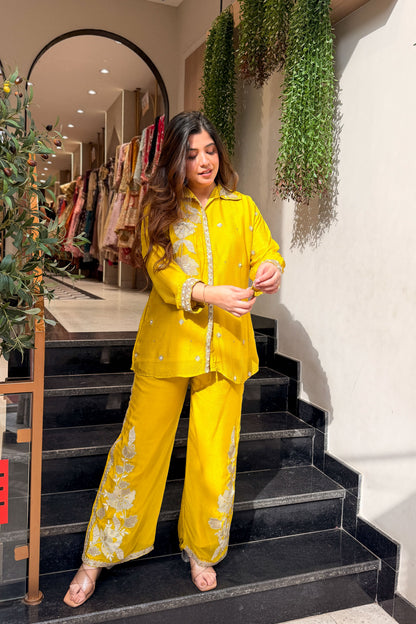 Kaazi Embroidered Co ord Set