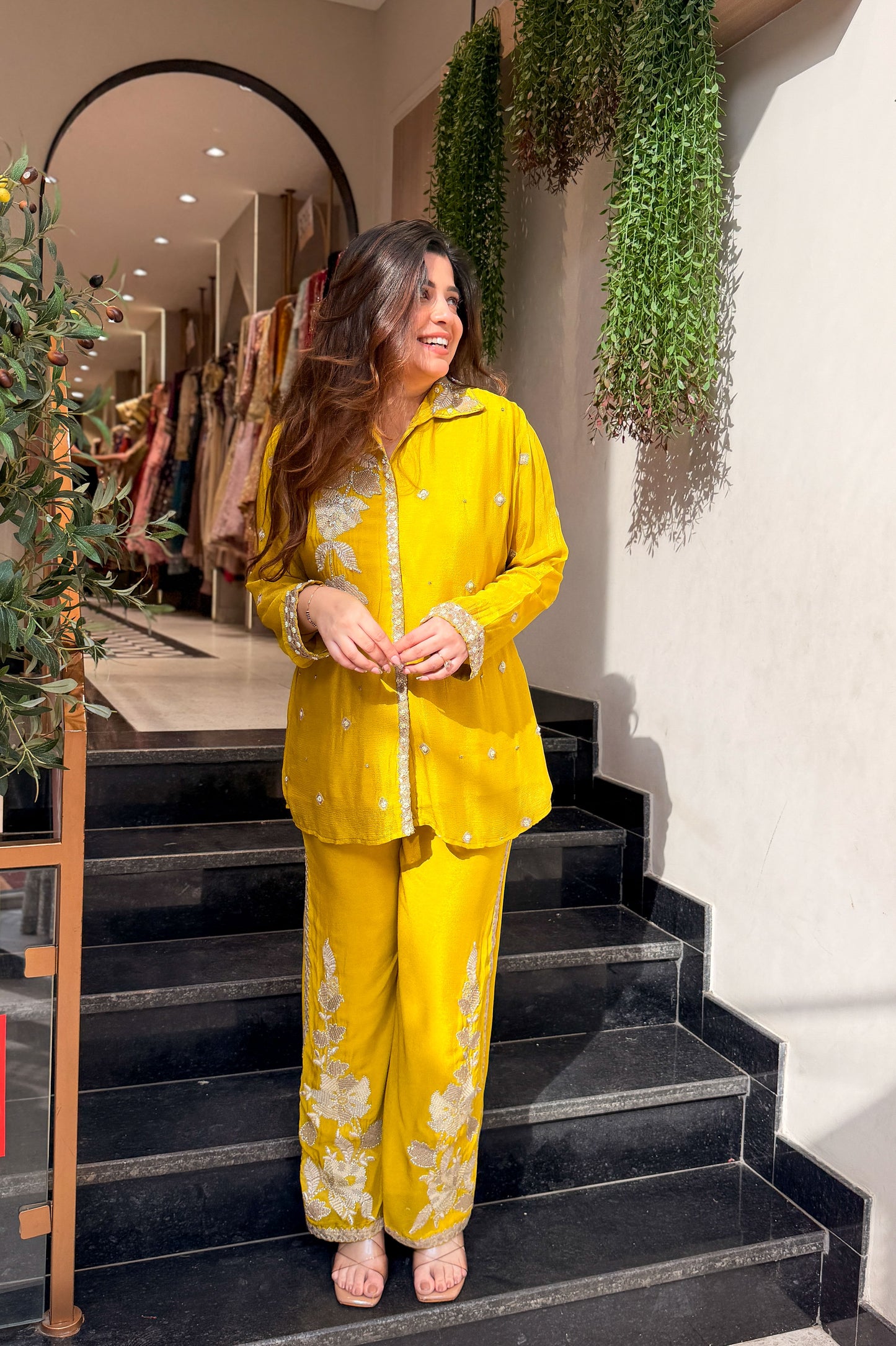 Kaazi Embroidered Co ord Set