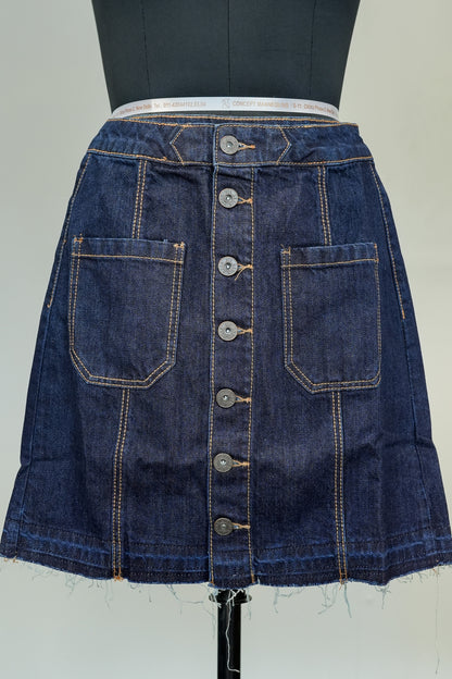 Front Buttoned Skirt