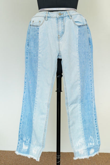 Blue Dual Shade Jeans