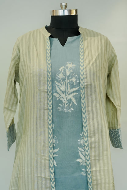 Kamini Printed Cape Style Co ord Set
