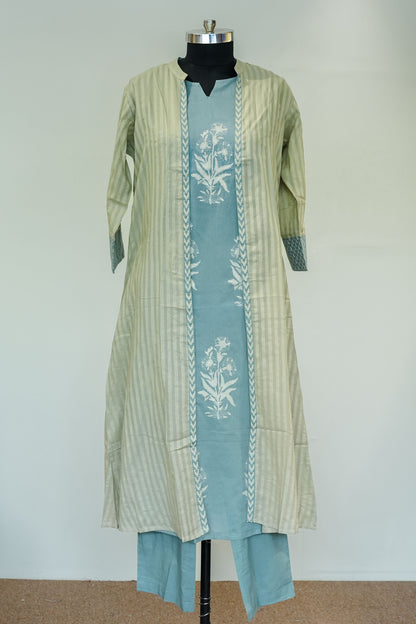 Kamini Printed Cape Style Co ord Set