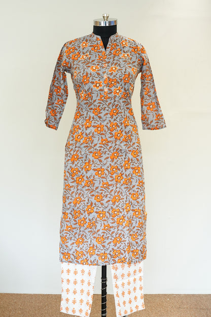 Sara Floral Printed Suit Set