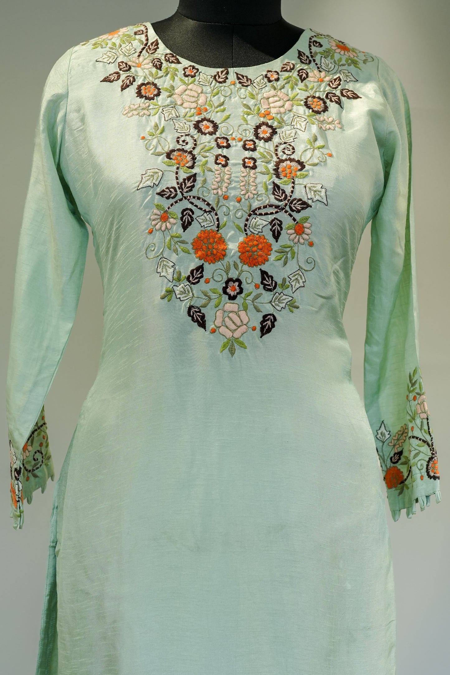 Aroha Floral Embroidered Co ord Set