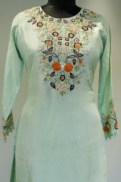Aroha Floral Embroidered Co ord Set