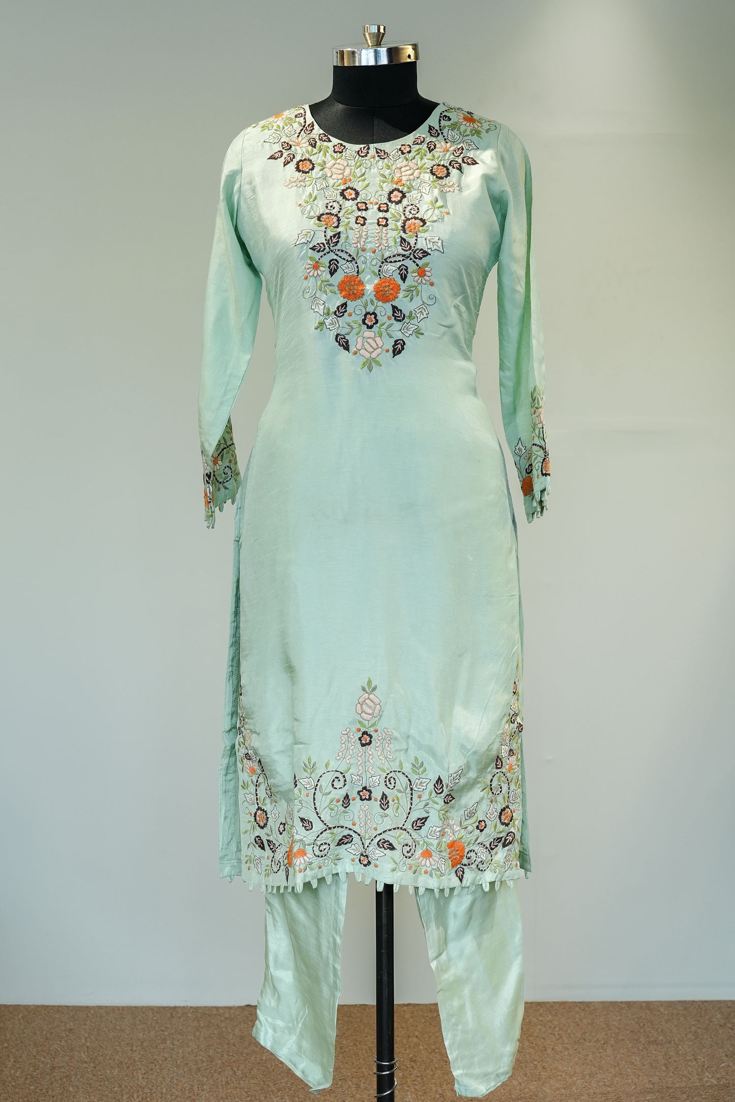 Aroha Floral Embroidered Co ord Set