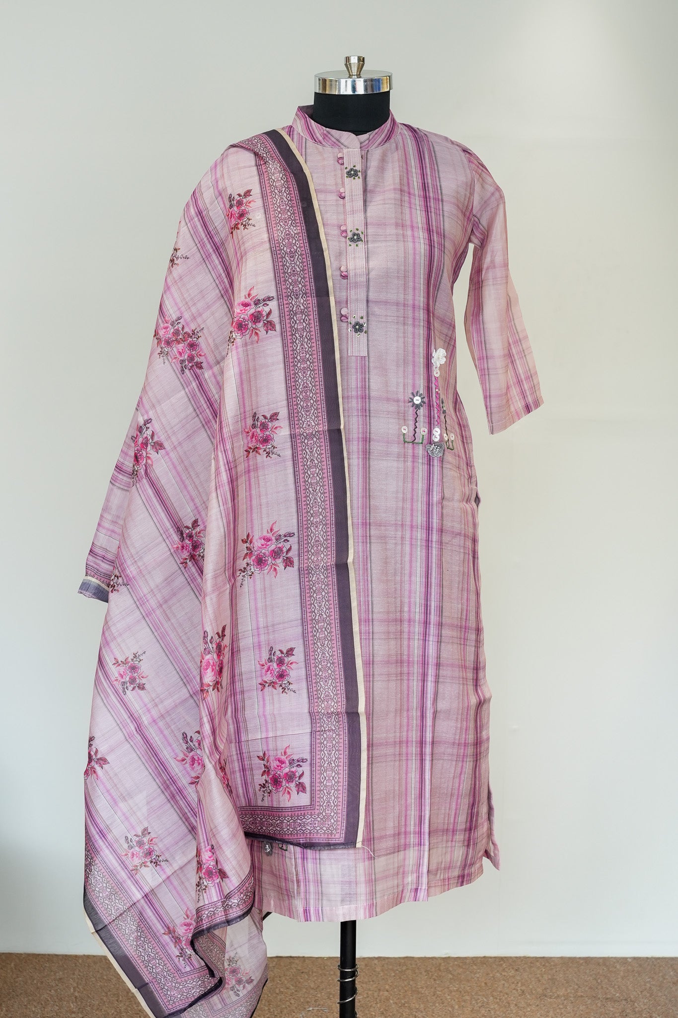 Nimra Printed Kurta with Dupatta