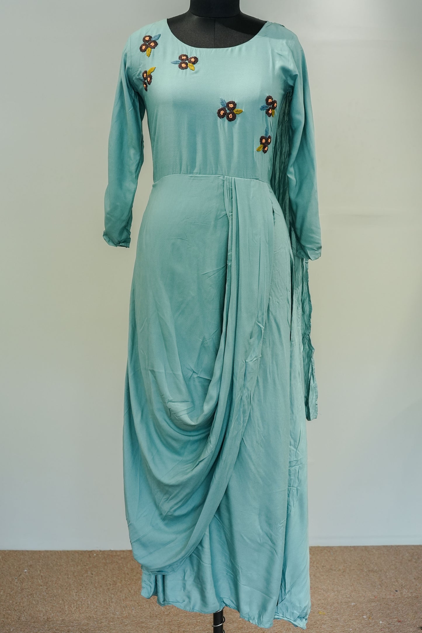 Kinara Embroidered Indo Western Maxi