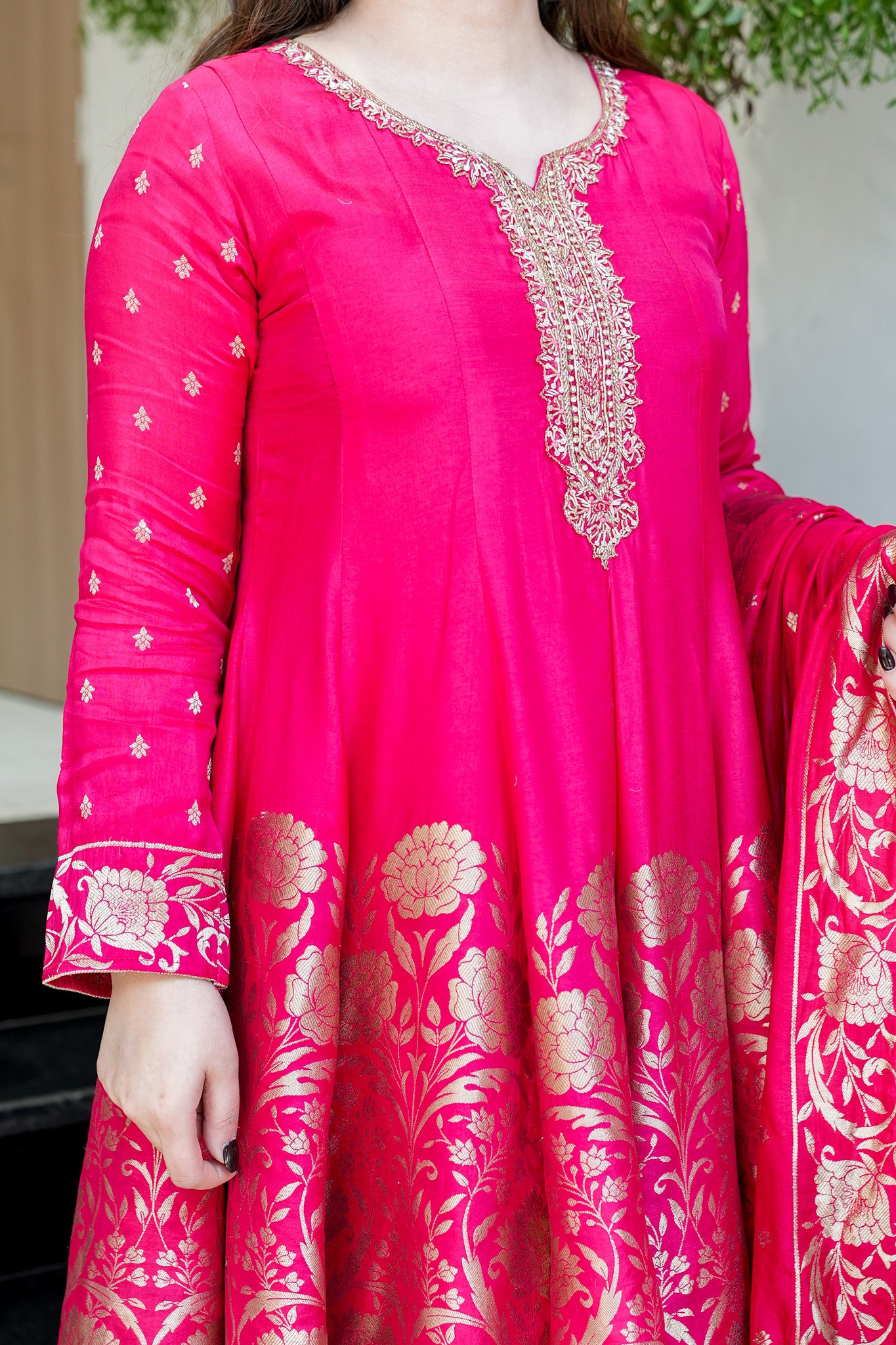 Charvika Embroidered Anarkali Suit Set