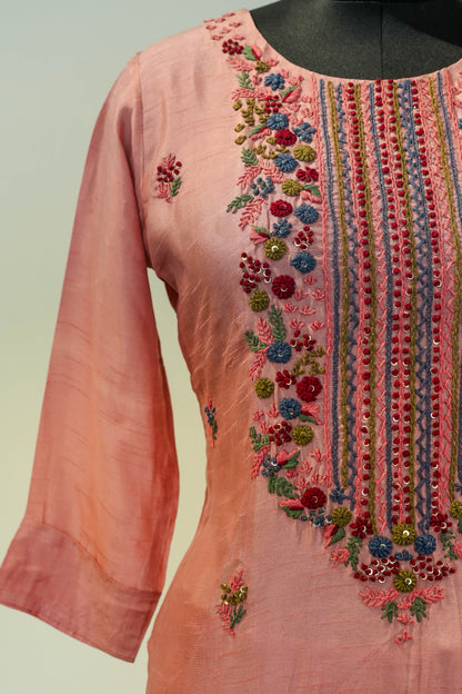 Ramiya Embroidered Suit Set
