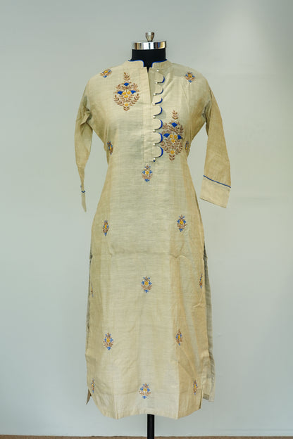 Ketvi Embroidered Kurta and Dupatta