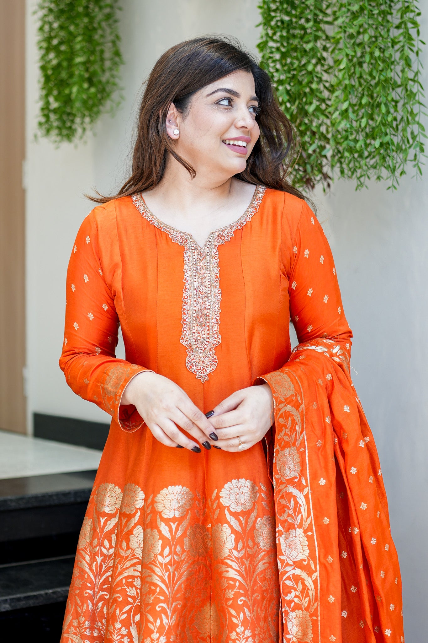 Charvika Embroidered Anarkali Suit Set