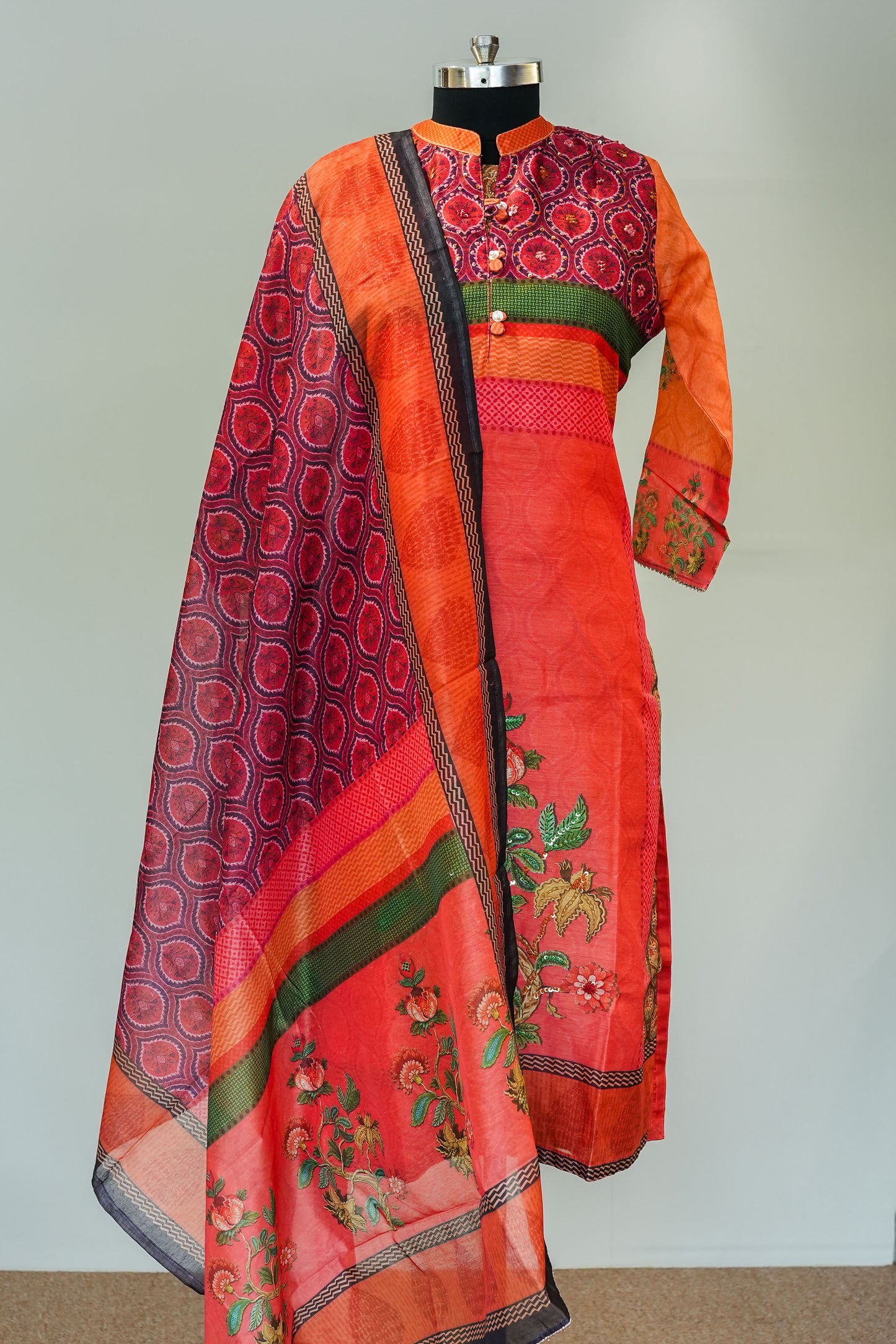 Damini Printed Kurta and Dupatta