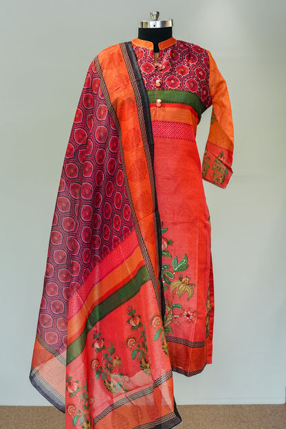 Damini Printed Kurta and Dupatta