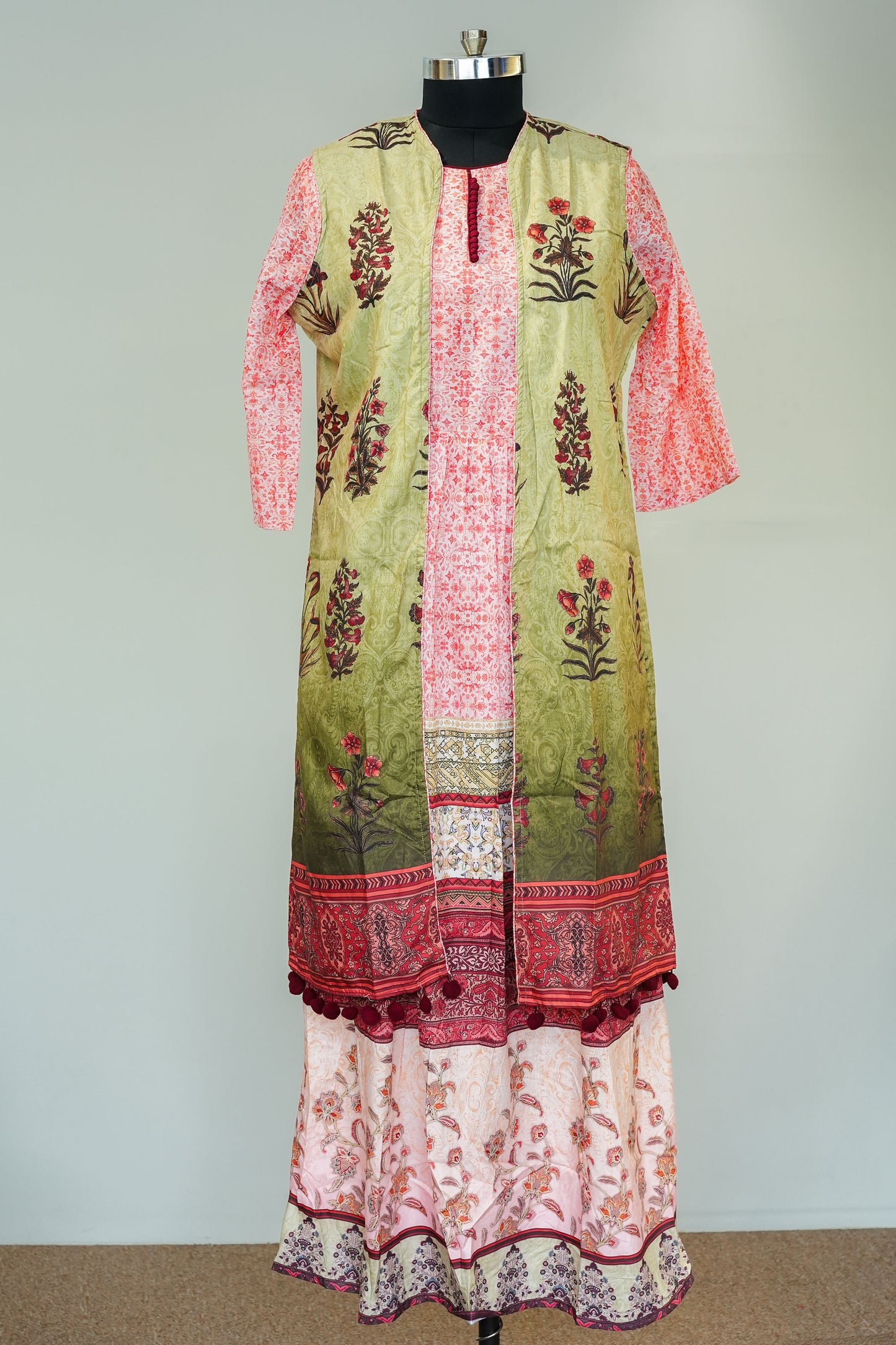 Ramaya Printed Jacket Style Anarkali