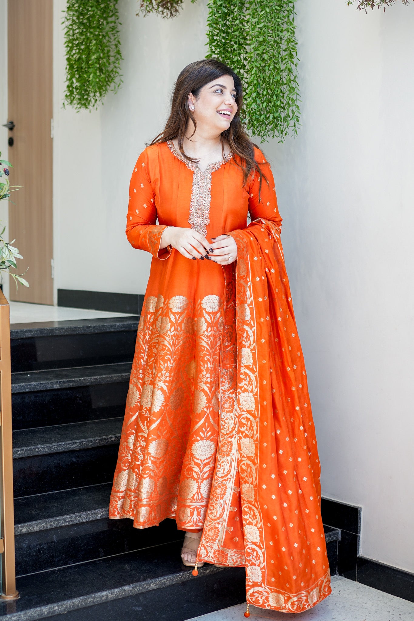 Charvika Embroidered Anarkali Suit Set