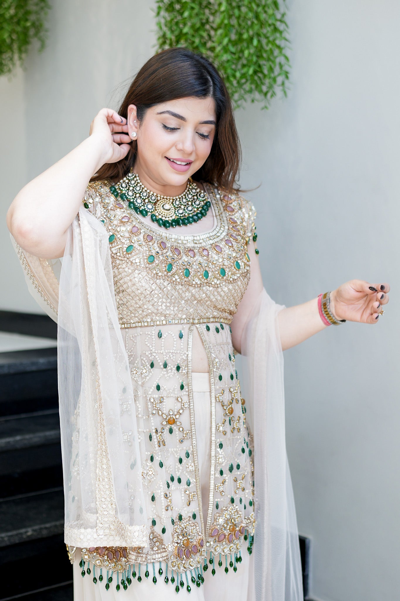 Zarmin Hand Embroidered Garara Set