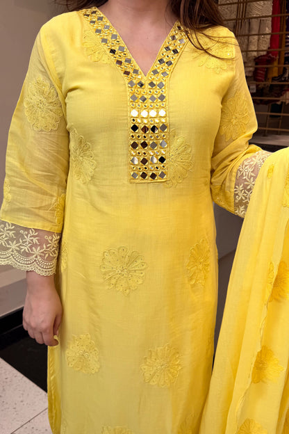 Aavishi Embroidered Suit Set