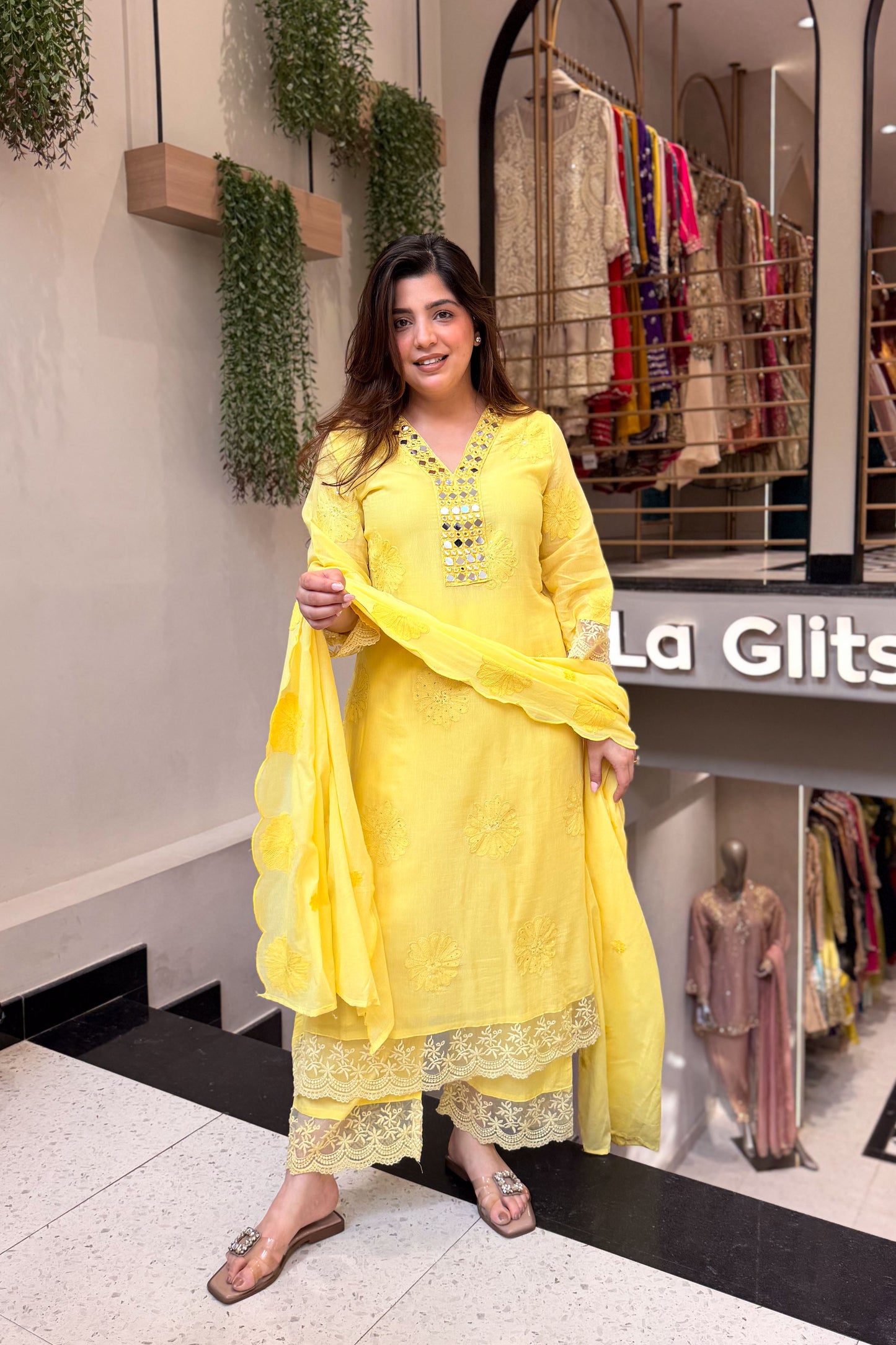 Aavishi Embroidered Suit Set