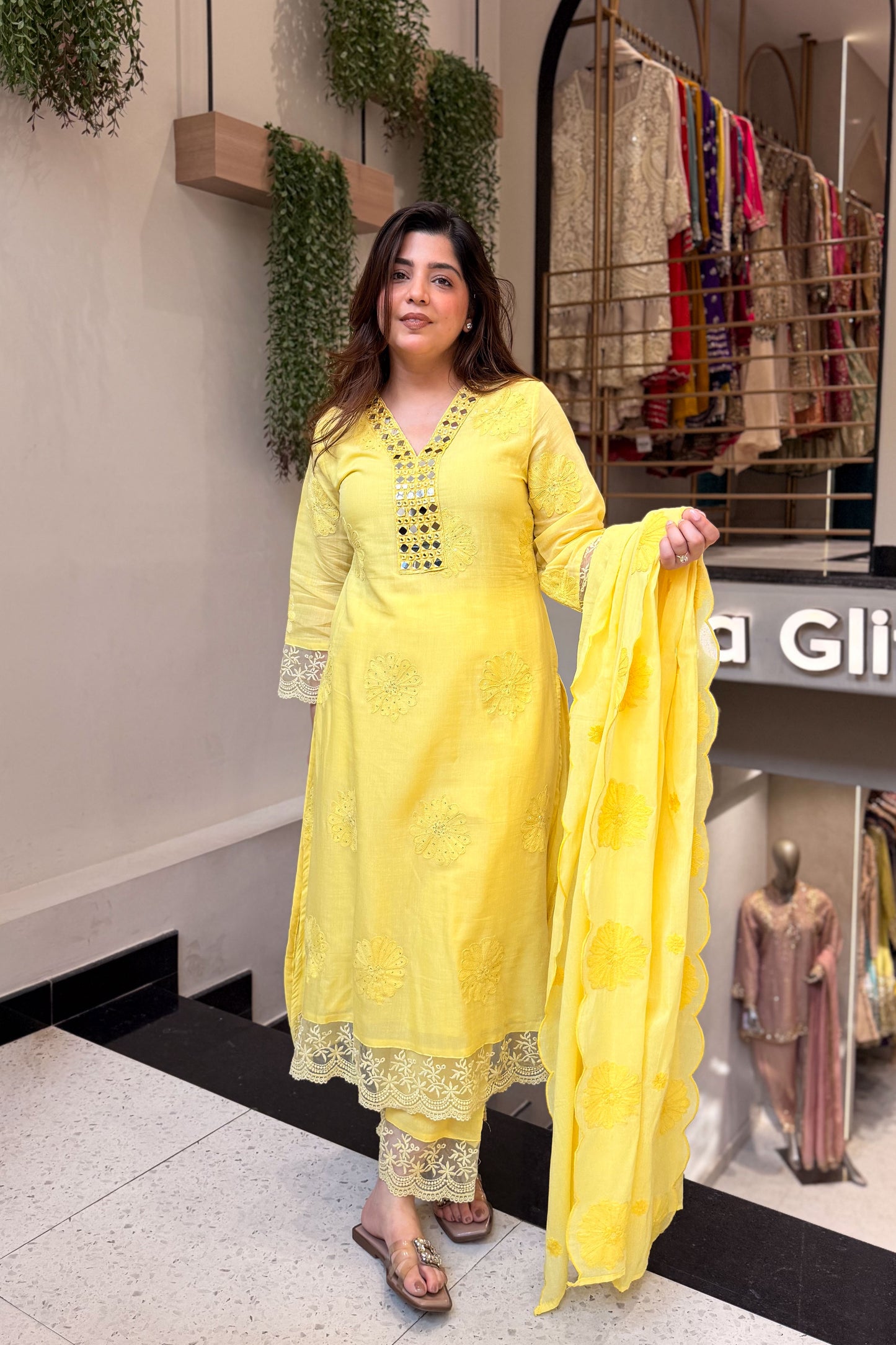 Aavishi Embroidered Suit Set