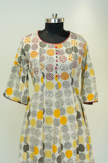 Vara Printed Kurta Set