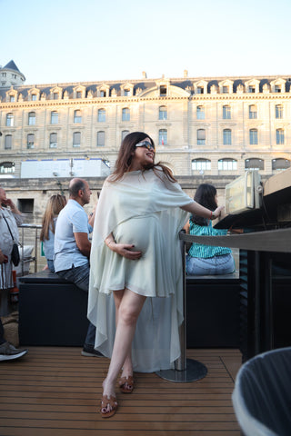 Louvre Cape Style Dress
