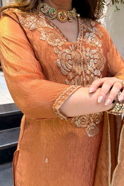 Suhira Beads Work Suit Set