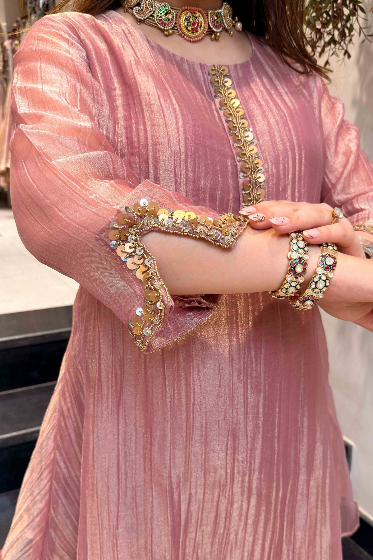 Nivi Embroidered Co ord Set
