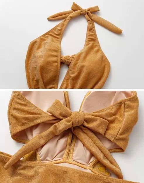 Caterina Halter Neck Swimwear With Skirt