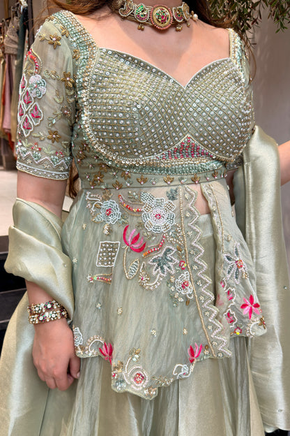 Samvya Hand Embroidered Lehenga