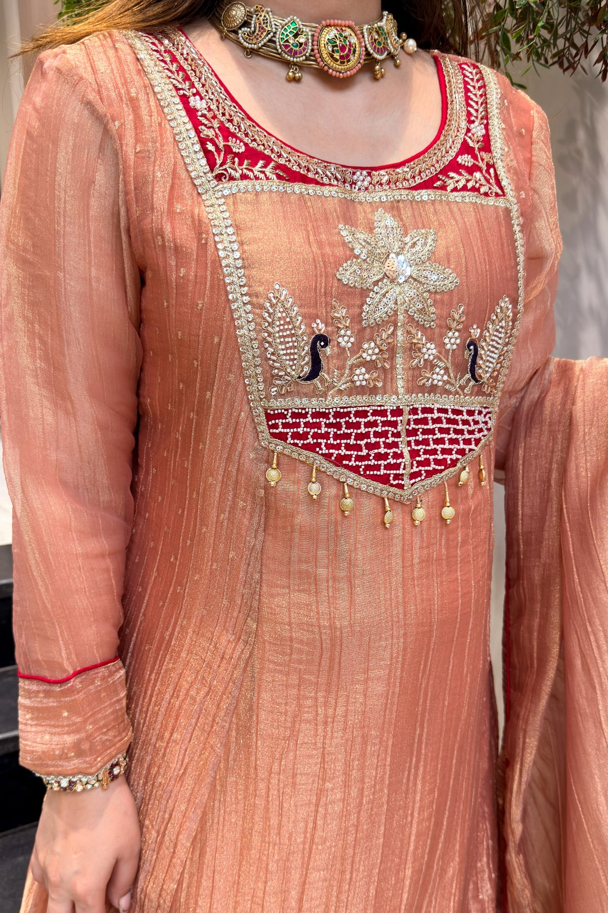 Kaveri Hand Embroidered Suit Set