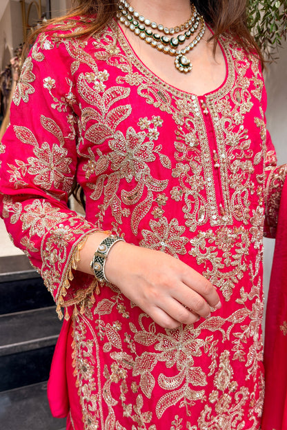 Riza Embroidered Suit Set