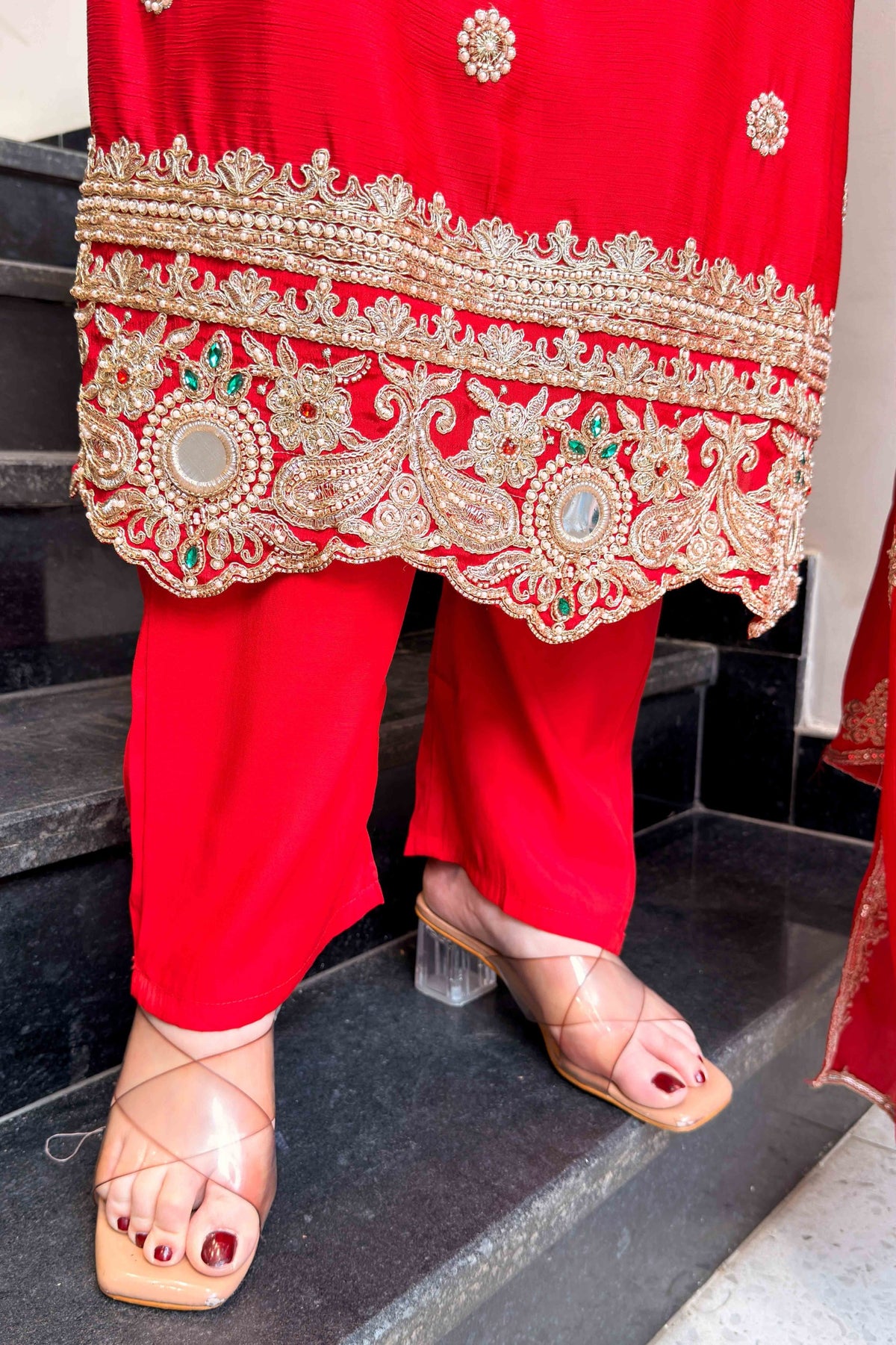 Nadira Embroidered Suit Set
