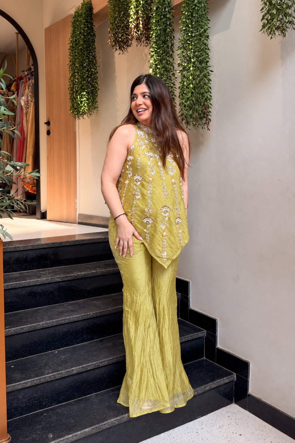 Ruhika Hand Embroidered Co ord Set