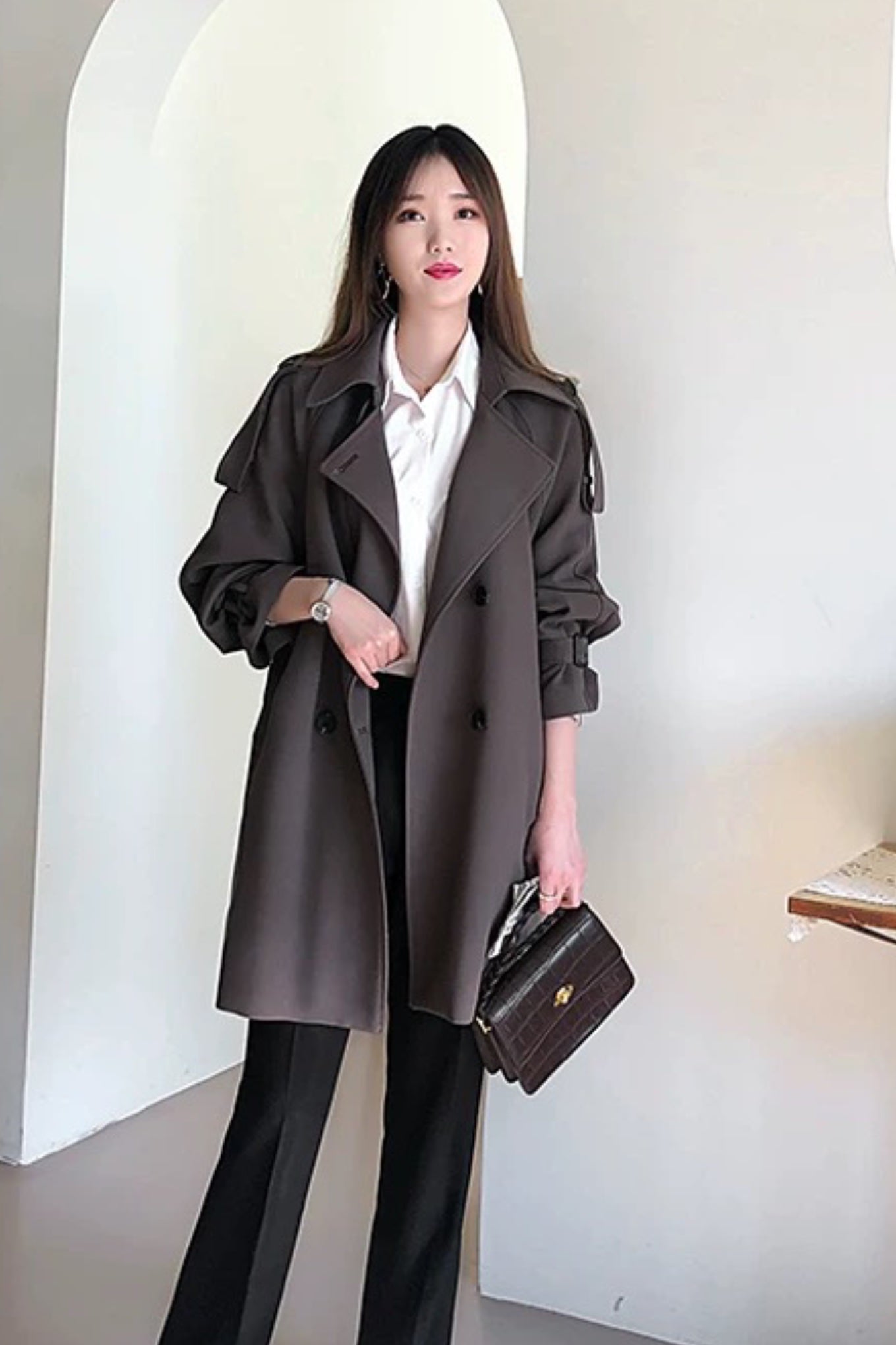 Aubrey Short Trench Coat