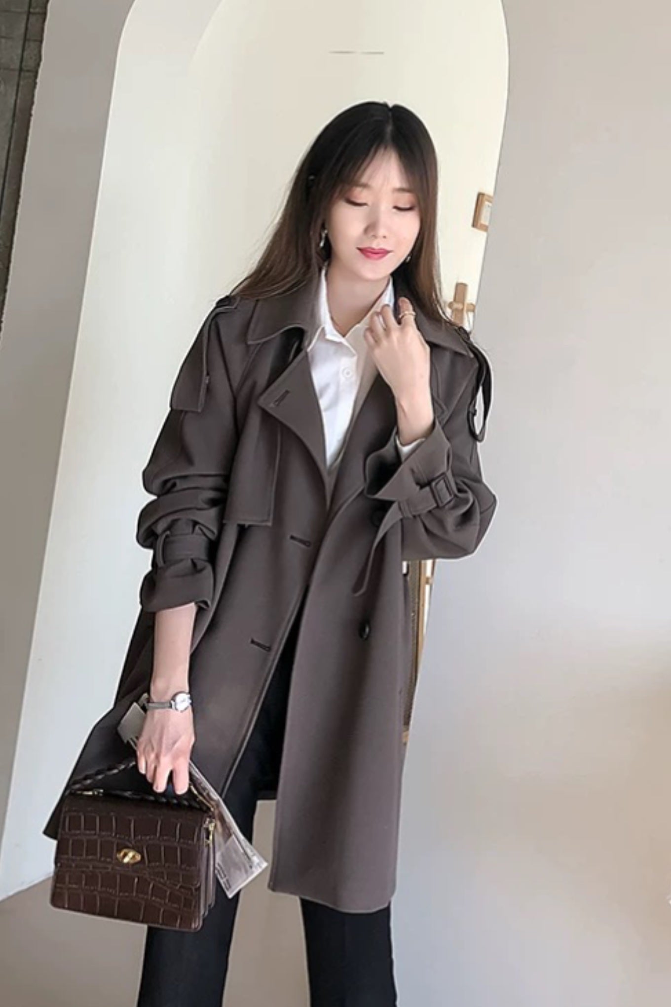 Aubrey Short Trench Coat