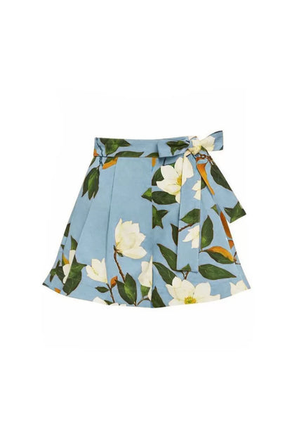 Floral Swimwear With Skirt