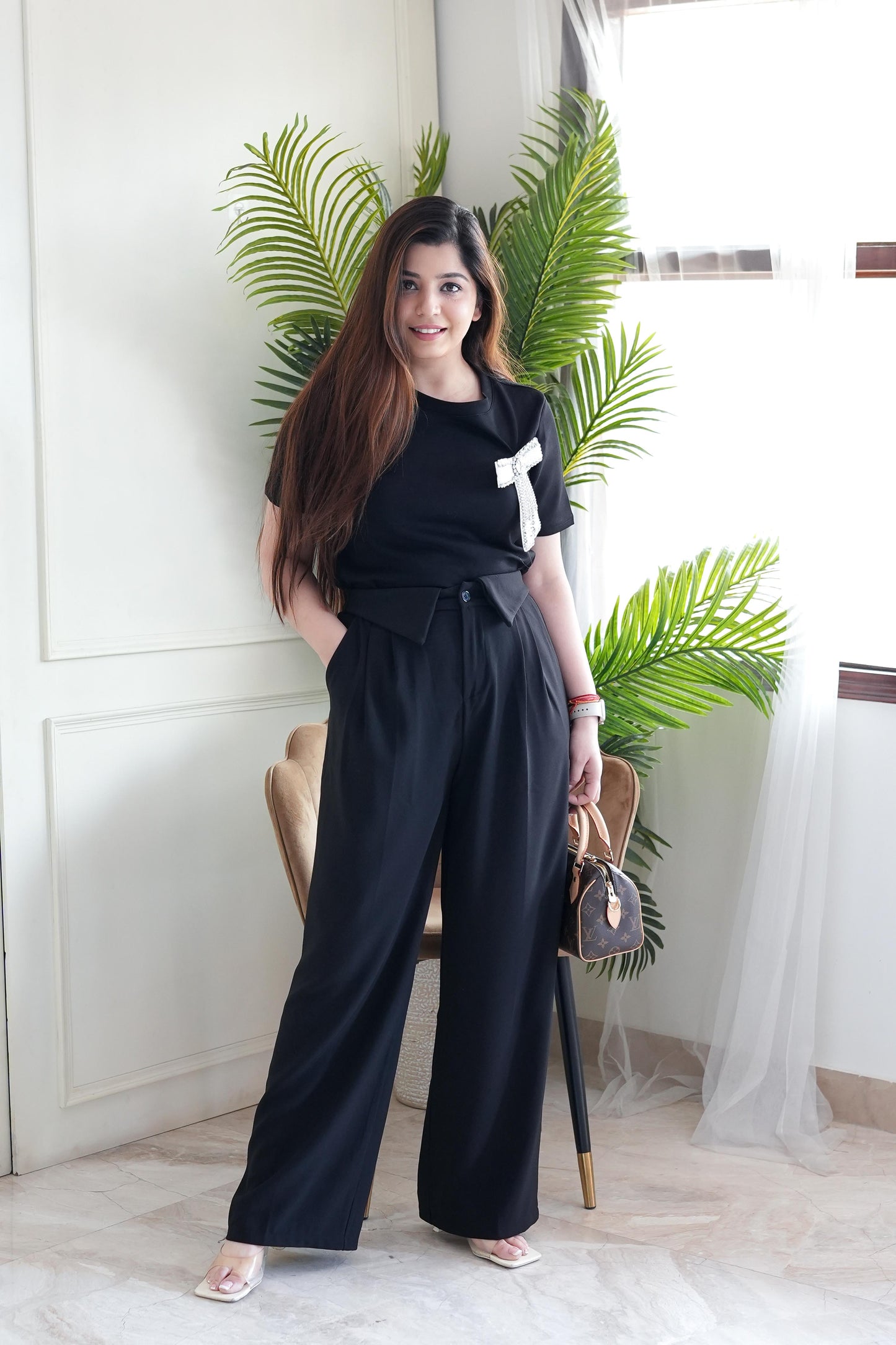 Otranto Luxe Black Trouser