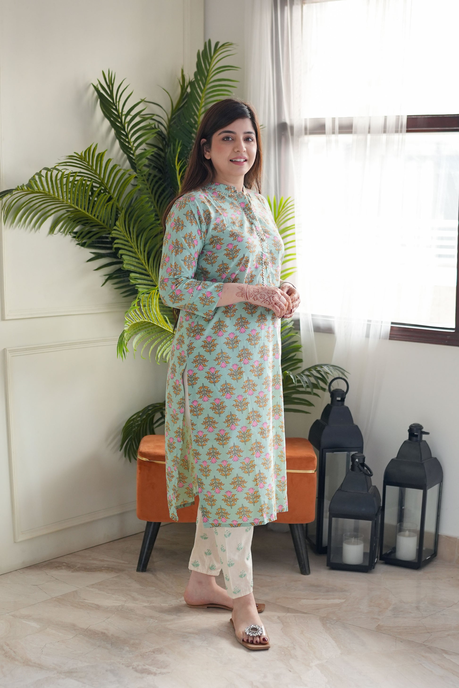 Sara Green Printed Plazo Set