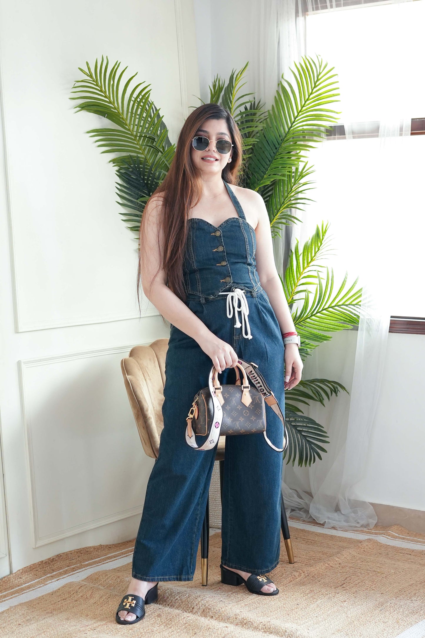 Celestia Luxe Denim Cordset