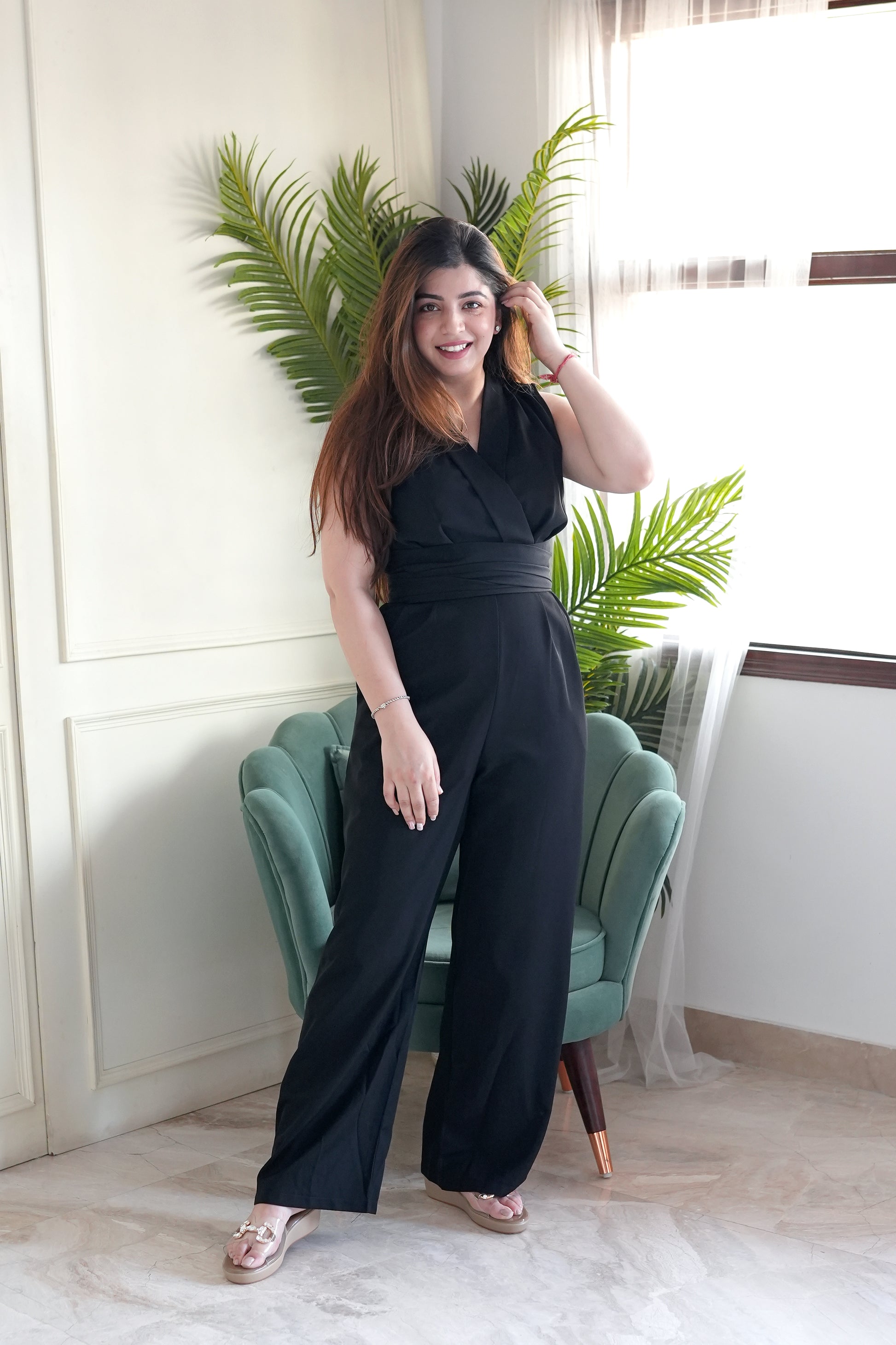 Nelson Black Jumpsuit