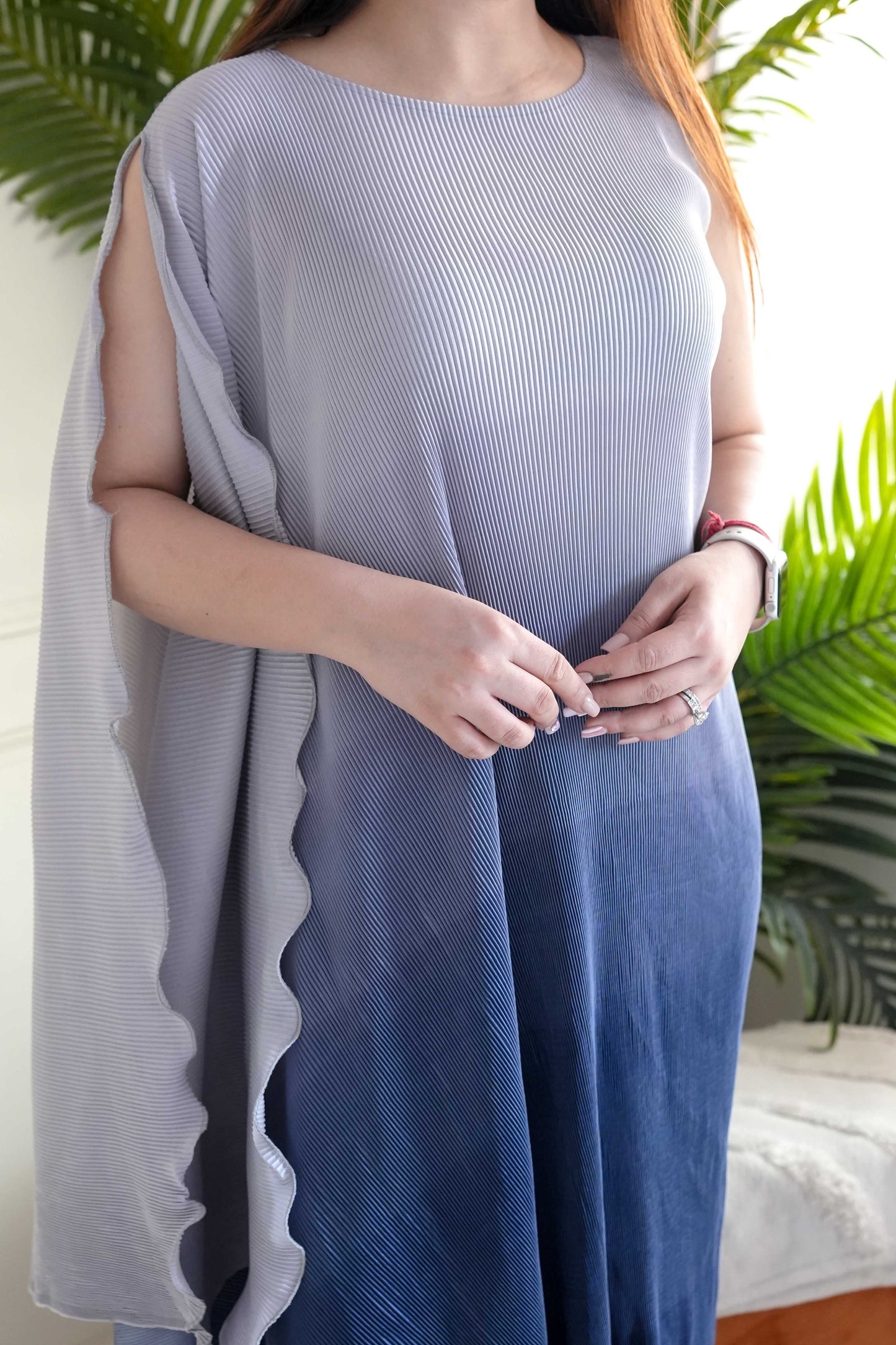 Emma Grey Ombre Pleated Cordset