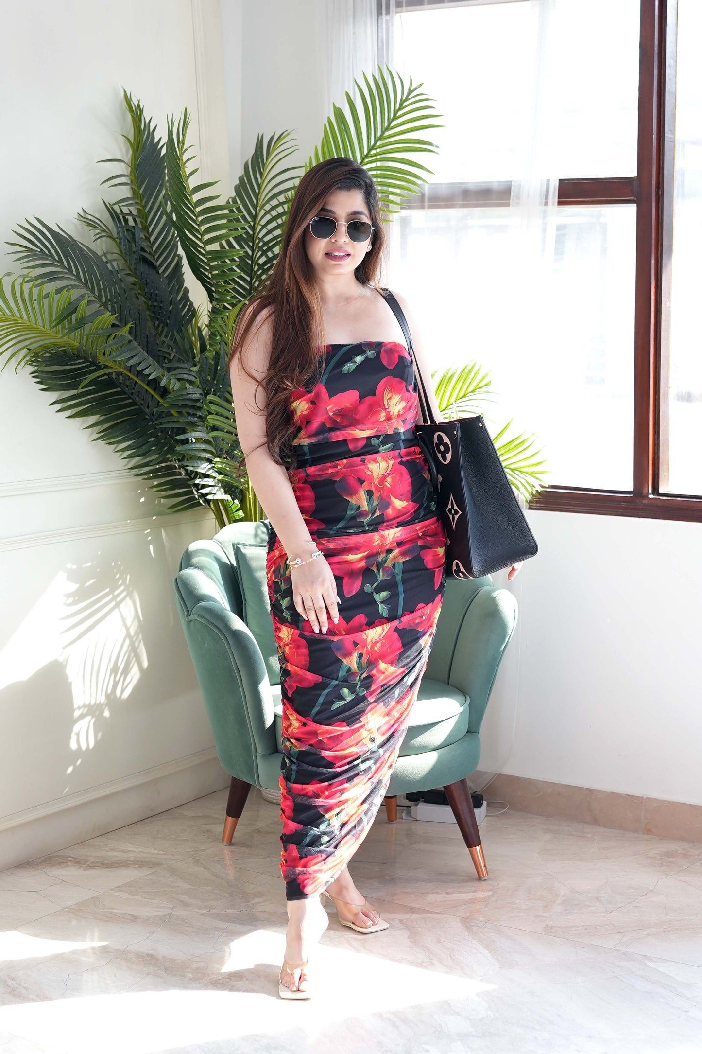 Kate Floral Tube Dress