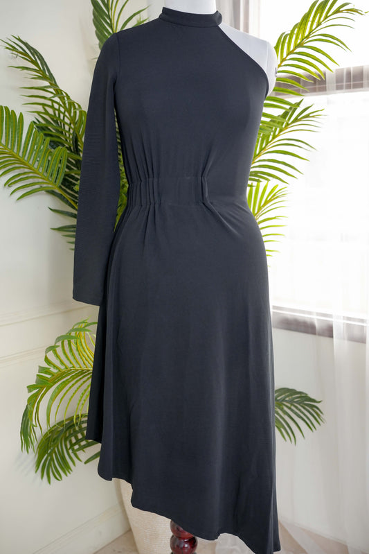 Black One Shoulder Dress