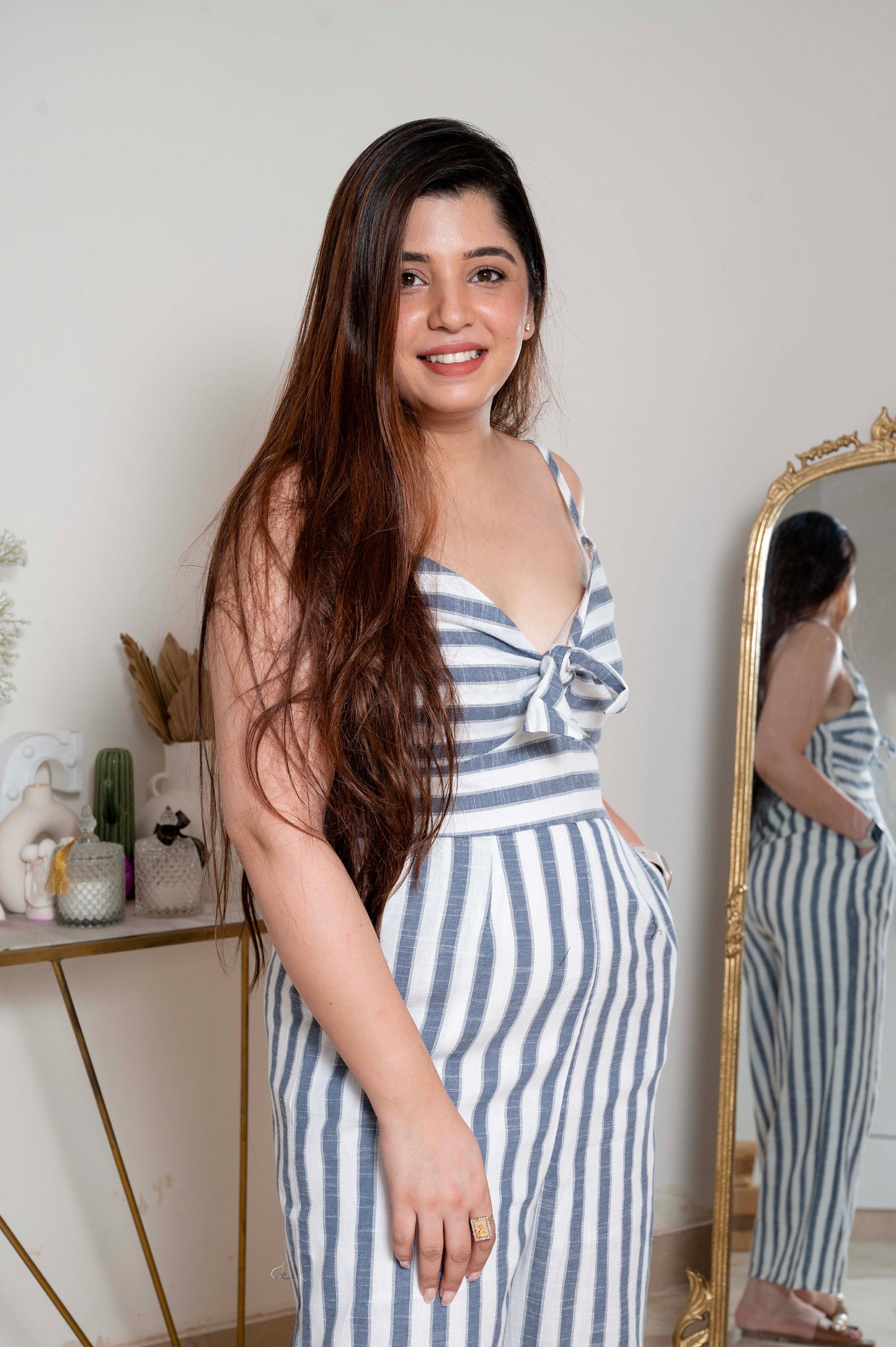 Belgium Stripe Jumpsuit