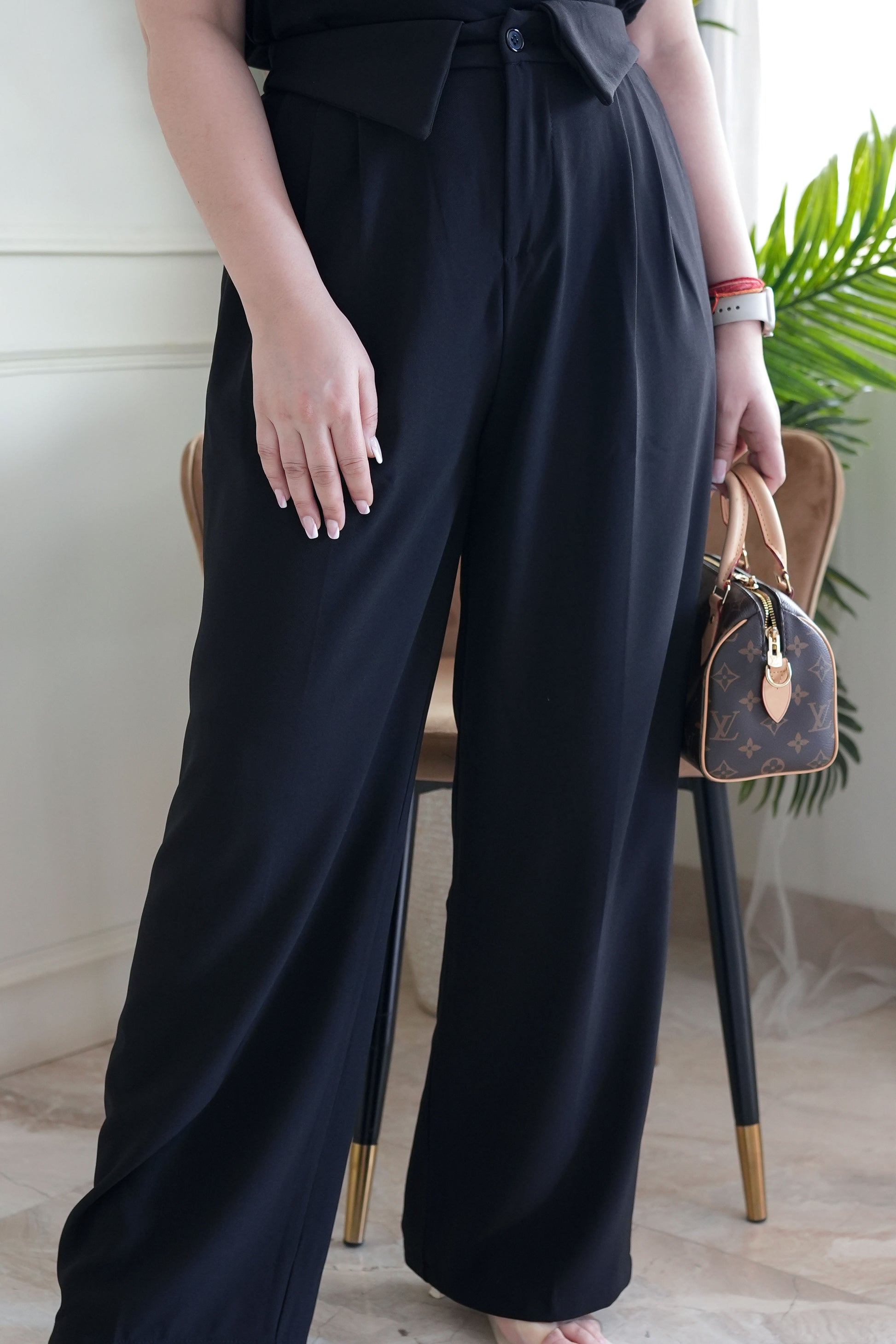 Otranto Luxe Black Trouser