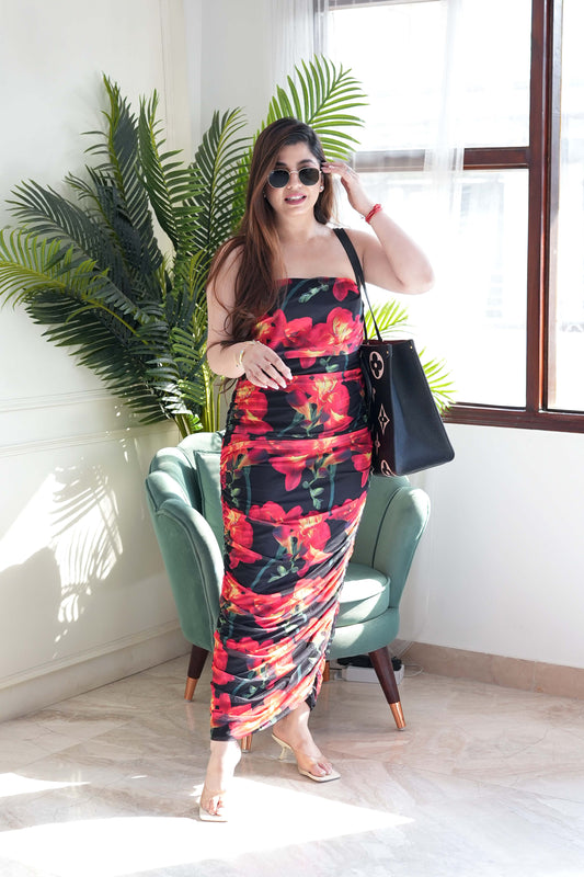 Kate Floral Tube Dress