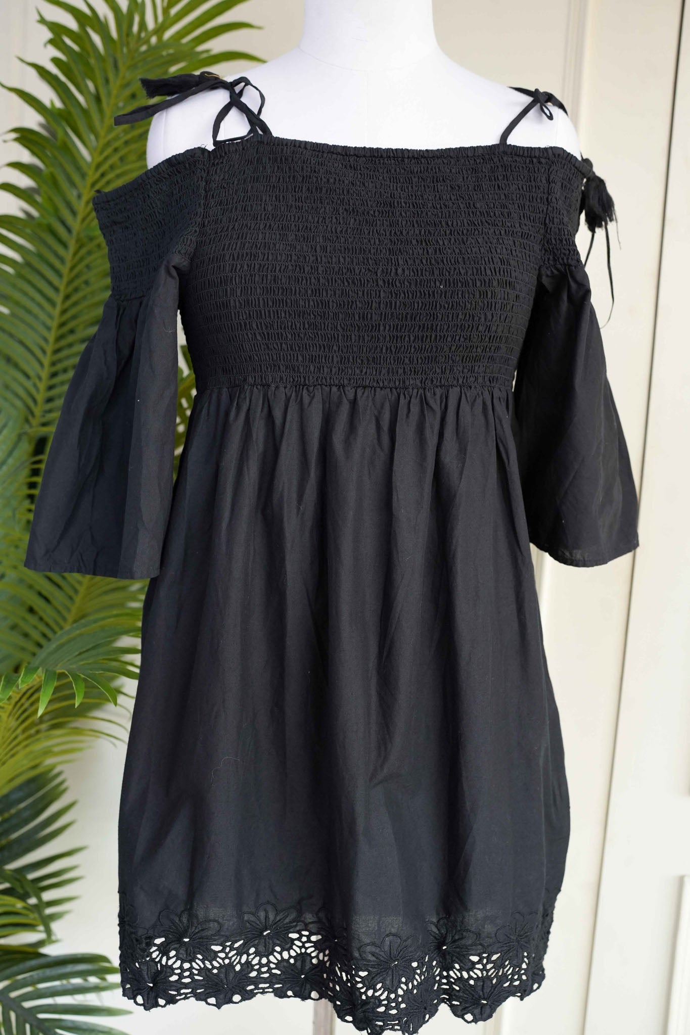 Black Off Shoulder Dress